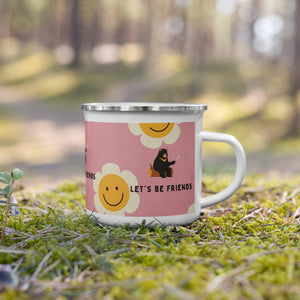 Friendly Bear Enamel Mug