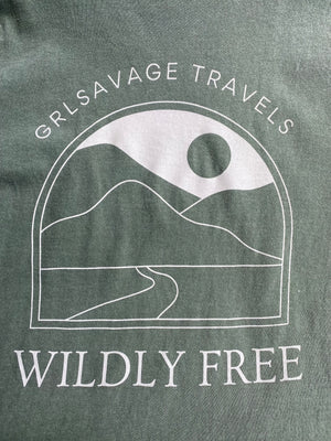 Wildly Free Pocket Tee - GRLSAVAGE